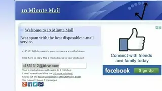 10 Minute Mail screenshot