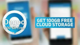 100 GB Free Cloud Drive from Degoo screenshot
