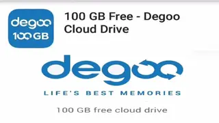 100 GB Free Cloud Drive from Degoo screenshot