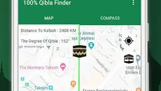 100% Qibla Finder screenshot