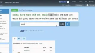 10FastFingers screenshot