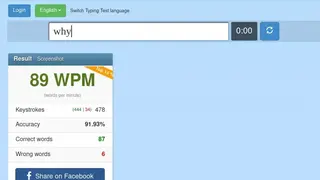 10FastFingers screenshot