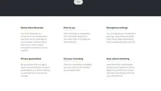 123Apps Online Voice Recorder screenshot