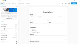 123FormBuilder screenshot