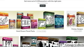 123FreeVectors screenshot