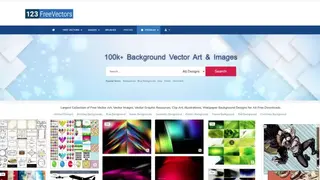 123FreeVectors screenshot