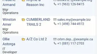 1CRM screenshot