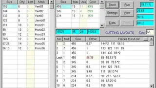 1D Stock Cutter screenshot