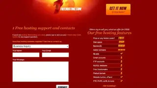 1FreeHosting screenshot