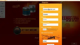 1FreeHosting screenshot