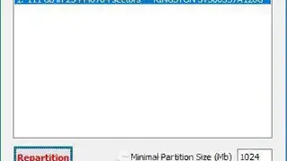 1Repartition Bad Drive screenshot