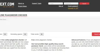 1Text Plagiarism Checker screenshot