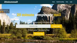 20 Minute Mail screenshot