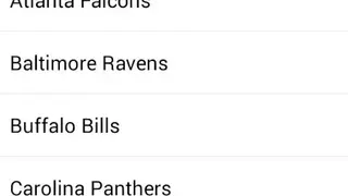 2020 Football Schedule (NFL) screenshot