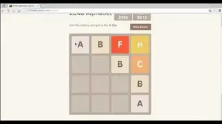 2048 Alphabet screenshot