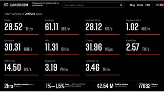 2Miners screenshot