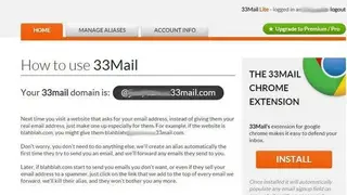 33Mail screenshot