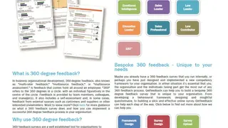 360 Degree Feedback Tool screenshot