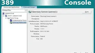 389 Directory Server screenshot