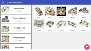 3d Home designs layouts screenshot