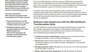 3M Healthcare Transformation Suite screenshot