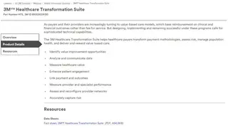 3M Healthcare Transformation Suite screenshot