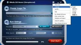 4Media ISO Burner screenshot