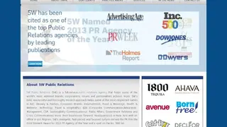 5W Public Relations screenshot