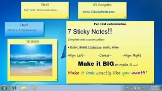 7 Sticky Notes screenshot