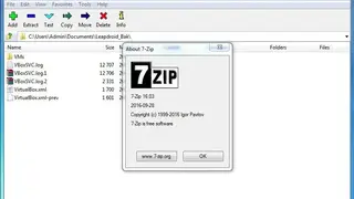 7-Zip screenshot