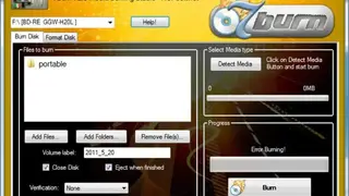7Burn screenshot