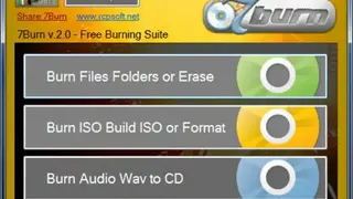 7Burn screenshot