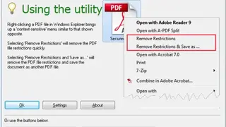 A-PDF Restrictions Remover screenshot