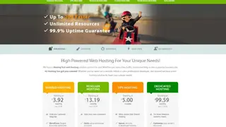 A2 Hosting screenshot
