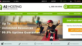 A2 Hosting screenshot