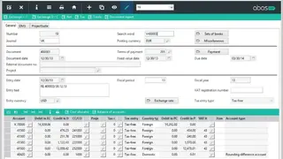 abas ERP screenshot