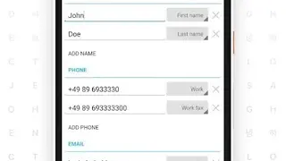 ABBYY Business Card Reader screenshot
