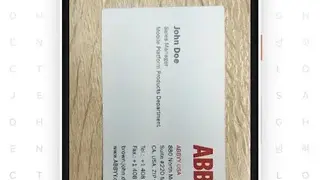 ABBYY Business Card Reader screenshot