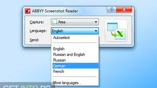 ABBYY Screenshot Reader screenshot