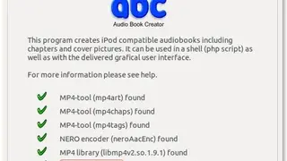 ABC – Audio Book Creator screenshot