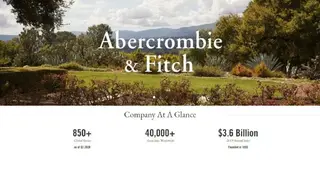 Abercrombie and Fitch screenshot