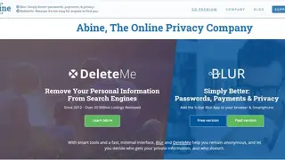 Abine Blur screenshot