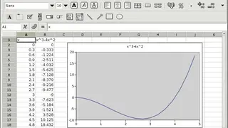 Abiword + Gnumeric + Dia (formerly GNOME Office) screenshot