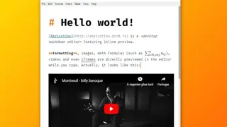 Abricotine screenshot
