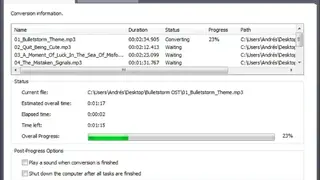 Absolute Audio Converter screenshot