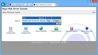 Abyss Web Server screenshot