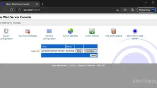 Abyss Web Server screenshot