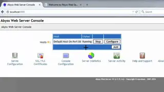 Abyss Web Server screenshot
