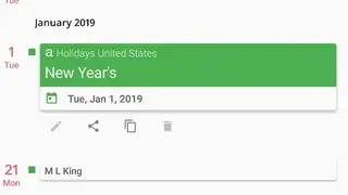 aCalendar screenshot