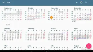 aCalendar screenshot